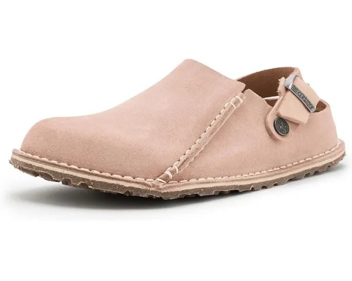 Клоги Birkenstock Lutry 365 из замши с формованной стелькой и съемным задним ремешком