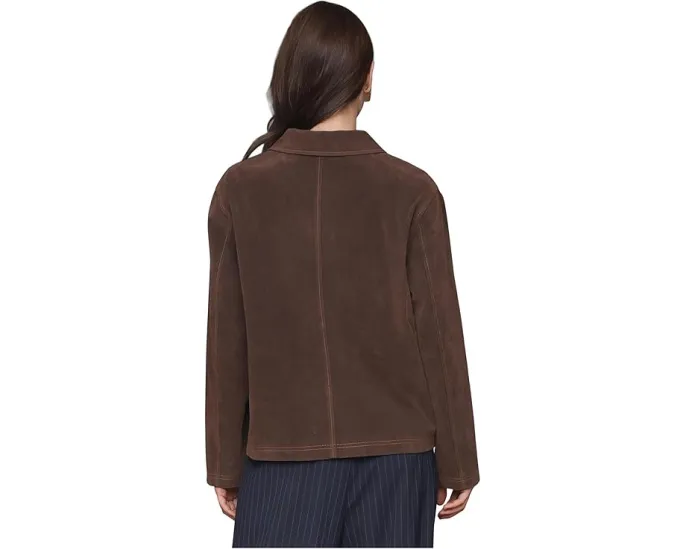 Короткое бомбер-пальто с четырьмя карманами от Avec Les Filles