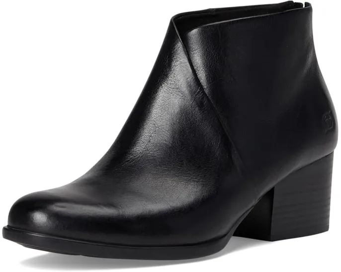 Ботильоны Born Kalie из итальянской кожи с перекрестным дизайном и квадратным каблуком