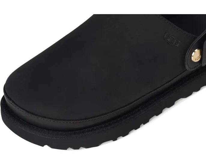 UGG Goldenstar Villa Clogs из нубука с регулируемым задним ремешком