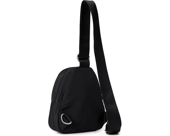 Мини-слинг Baggallini Double Zip с защитой RFID и регулируемым ремнем