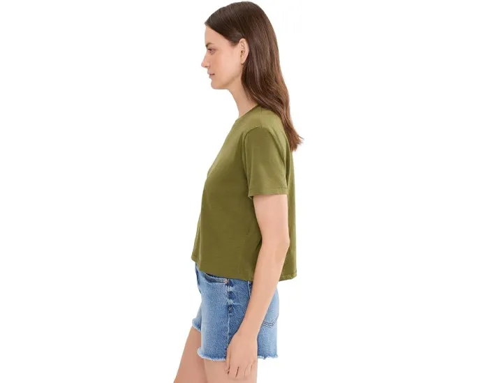 Футболка Bella Tee Slub Madewell Varsity Red хлопковая классическая