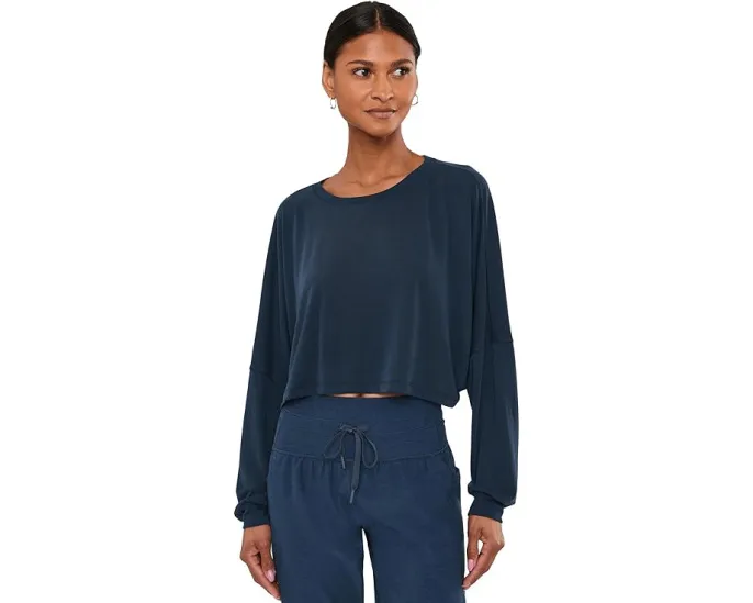 Beyond Yoga Studio Luxe Cropped лонгслив укороченный