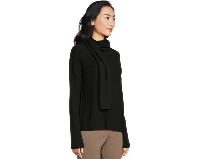 Свитер Elliott Lauren It's a Wrap с прикрепленным шарфом и длинными рукавами