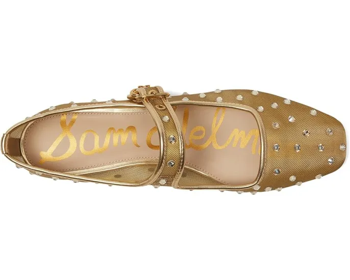 Балетки Sam Edelman Michaela Shine с стразами и квадратным носком