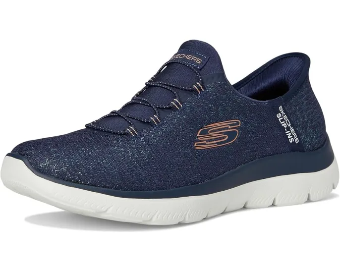 Веганские кроссовки SKECHERS Summits Lunar Glow Hands Free Slip-Ins
