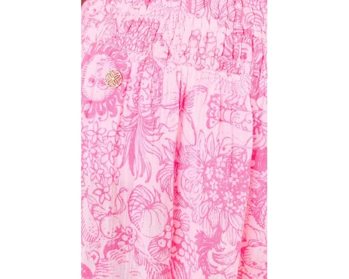 Легкие брюки-комбинезон Lilly Pulitzer Enzo Pant Coverup на резинке