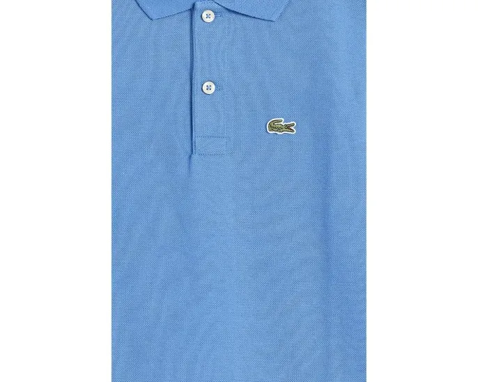 Детское поло Lacoste Kids Petit Pique из хлопкового пике с вышитым крокодилом