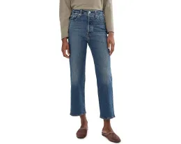 Джинсы Levi's Premium Ribcage Straight Ankle облегченные с высокой посадкой