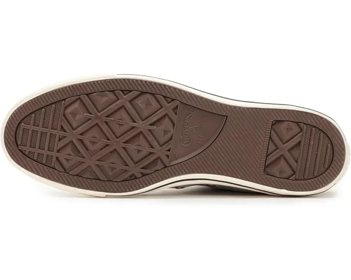 Кроссовки Converse Chuck Taylor All Star Suede High-Top из замши с золотыми люверсами