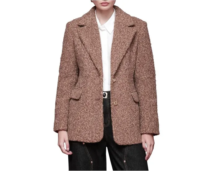 Приталенный пиджак из твида Tweed Textured Blazer от Avec Les Filles