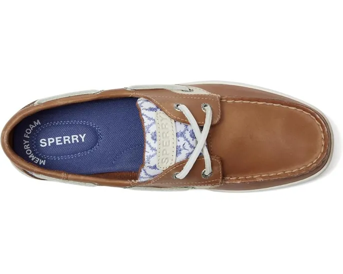 Ботинки Bluefish 2 Eye Sperry с кожаным верхом и стелькой Memory Foam