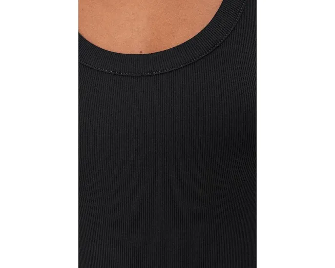 Топ Madewell (Re)Generative Cotton с рибленой фактурой и округлым вырезом