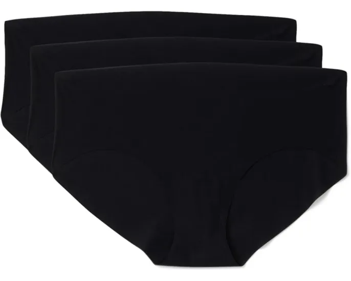 Комплект из 3 бикини Commando Invisible Rib с низким поясом и ребристой текстурой