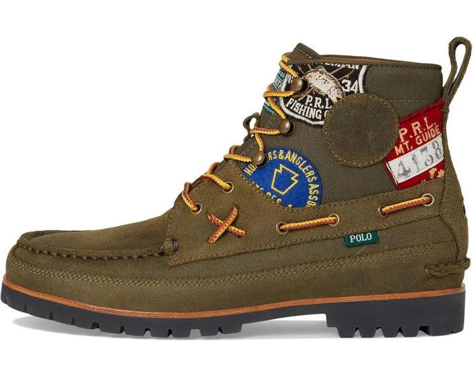 Ботинки Polo Ralph Lauren Ranger Mid с искусственным мехом и шнуровкой