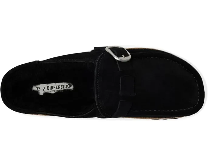 Биркенштоки Buckley из замши с подкладкой из овчины