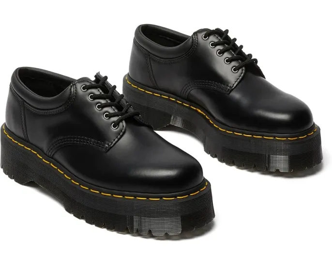 Туфли на платформе Dr. Martens 8053 Platform с глянцевой кожей