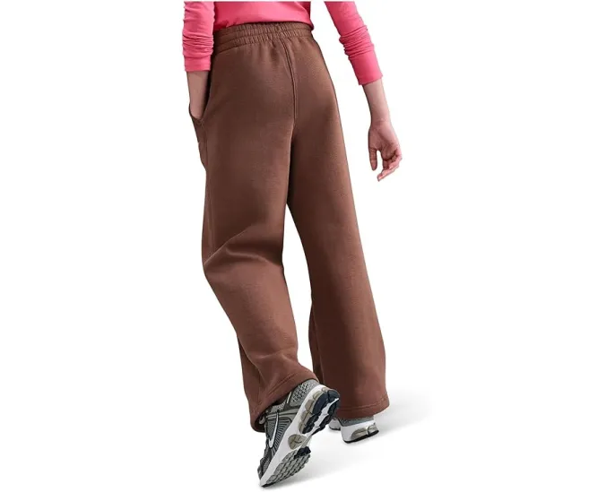 Широкие штаны Nike Kids Club Fleece Wide-Leg с флисовой тканью
