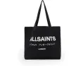 Сумка-тоут AllSaints Underground из хлопка