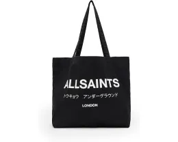 Сумка-тоут AllSaints Underground из хлопка
