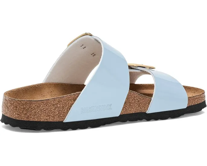Сандалии Sydney Luxe Buckle от Birkenstock с патинированным верхом и крупными пряжками