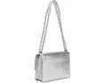 Сумка через плечо Kate Spade New York из мятой металлической кожи с цепочкой и верхней ручкой