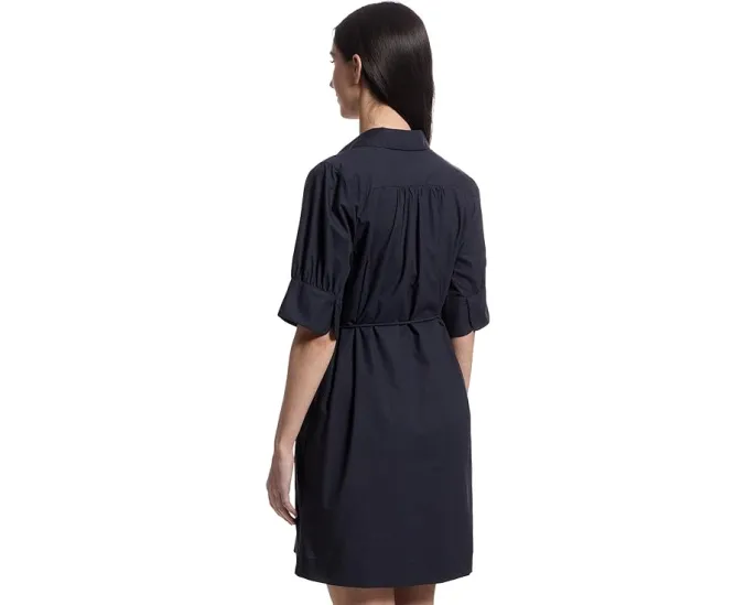 Платье-рубашка Lilla P с присборенными рукавами и поясом