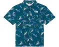 The North Face детская рубашка с короткими рукавами Amphibious Button-Down с принтом