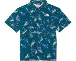 The North Face детская рубашка с короткими рукавами Amphibious Button-Down с принтом