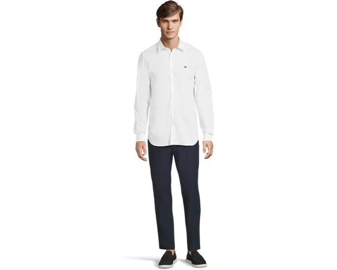 Lacoste рубашка Slim Fit Stretch Cotton Poplin приталенного кроя