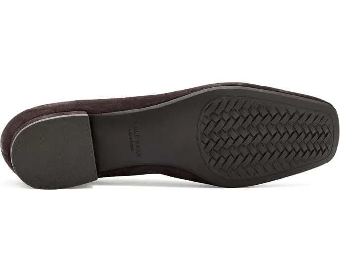 Cole Haan балетки Go-to Verley Horsebit из черной кожи