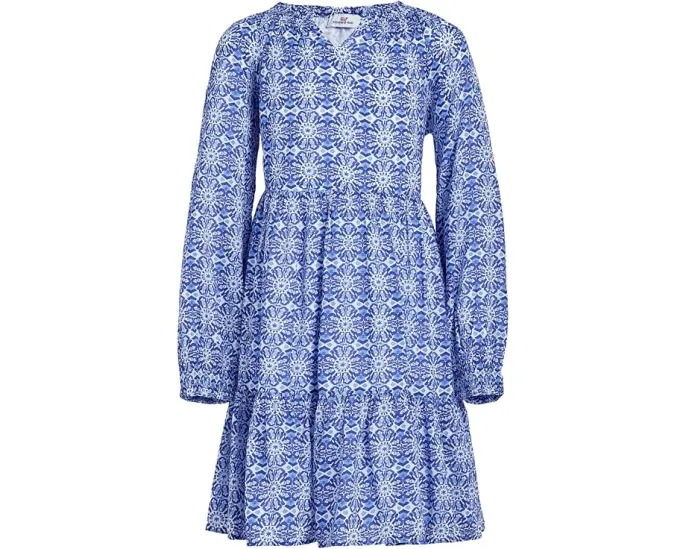 Детское платье Vineyard Vines Tessa с ярусами