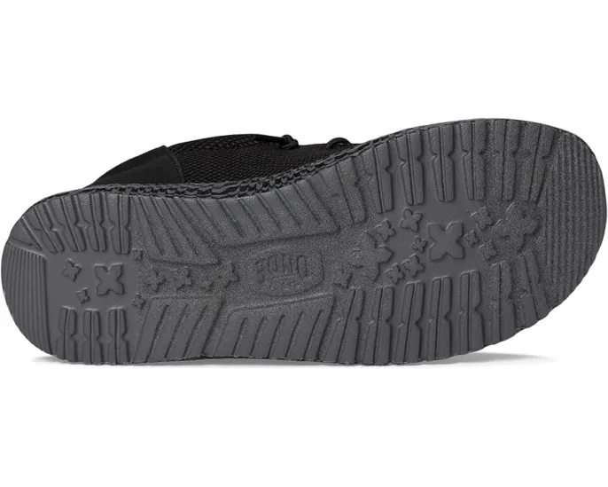 Кроссовки Wally Funk Warped Geo от Hey Dude Kids с геометрическим принтом и эластичными шнурками