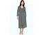 Платье миди Smocked с V-образным вырезом и длинным рукавом Madewell