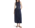 Платье Madewell джинсовое с круглым вырезом и напуском