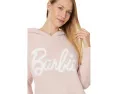 Толстовка Barefoot Dreams CozyChic Barbie с капюшоном и принтом
