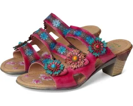 Сандалии Alexi с ручной росписью цветов и регулируемой посадкой L'Artiste by Spring Step