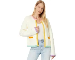 Кардиган свитер Color Block от English Factory оверсайз