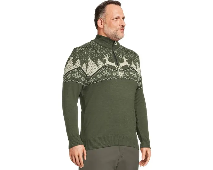 Рождественский свитер Dale of Norway Christmas Masculine из мериносовой шерсти