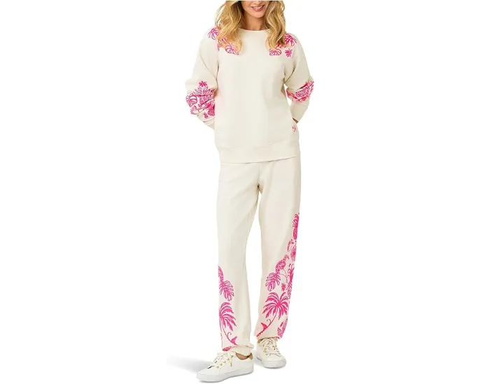 Джоггеры Silvie с зауженными штанинами и манжетами от Lilly Pulitzer