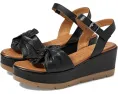 Сандалии Wakefield Spring Step с декоративным цветком из кожи и клиновидным каблуком