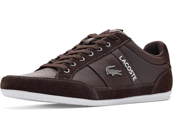 Кроссовки Lacoste Chaymon из кожи и синтетики с плетеными деталями