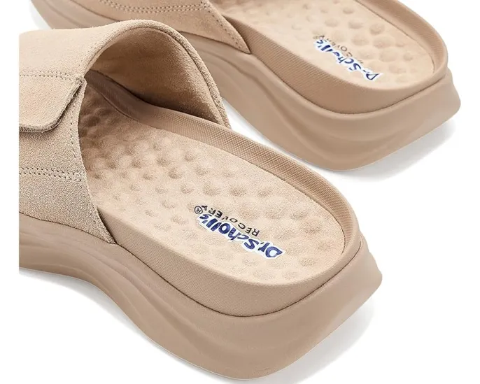 Сандалии Dr. Scholl's Feel Calm Recovery с замшевым верхом и каблуком 4.8 см