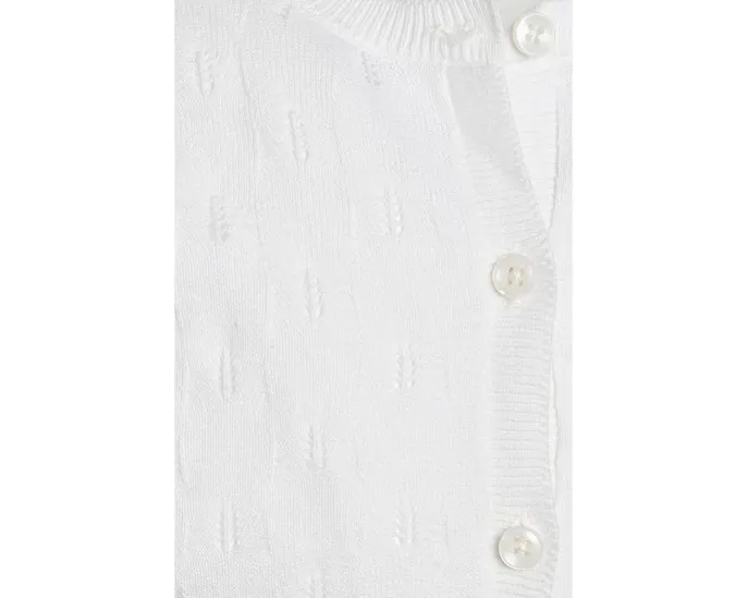 Кардиган Janie and Jack Pointelle с ажурной вязкой для девочек