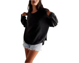 Футболка Free People Total Eclipse с ребристым трикотажем и оверсайз