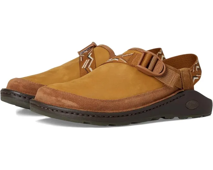 Кожаные клоги Chaco Canyon Clog с поддержкой свода стопы