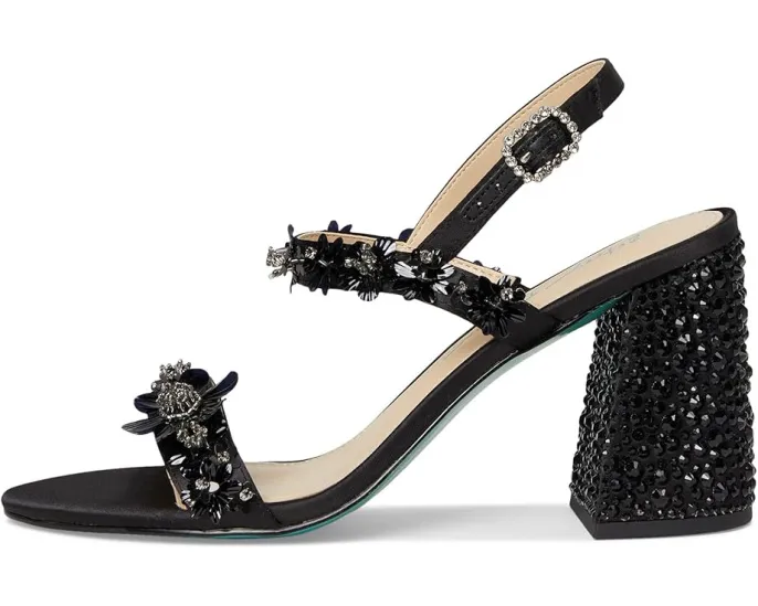 Босоножки на устойчивом каблуке Blue by Betsey Johnson Drue с ремешком и открытым носком