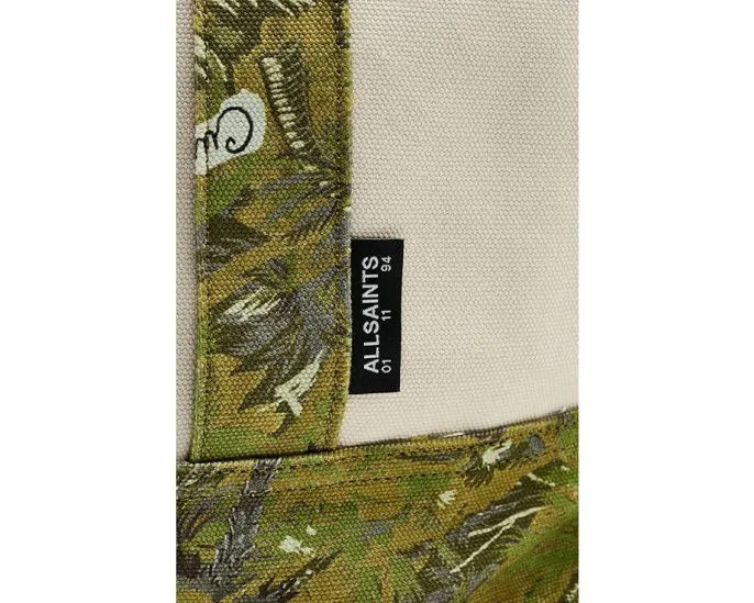 AllSaints Пляжная сумка тоут Jett с принтом и карманами