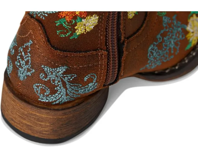 Детские сапоги Roper Bailey Floral с цветочной вышивкой и квадратным носком