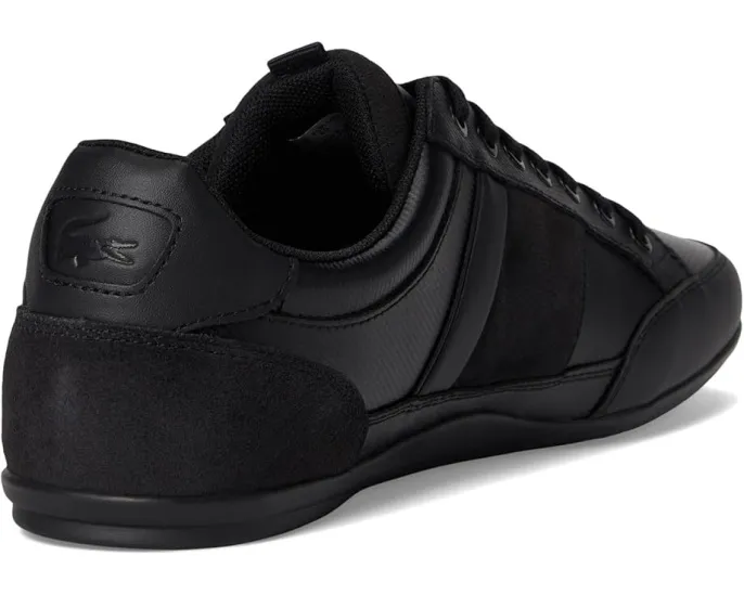 Кроссовки Lacoste Chaymon Tonal с кожаным верхом и контрастной окантовкой